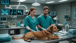 hernie discale chien operation