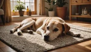 chien qui perd ses poils et se gratte