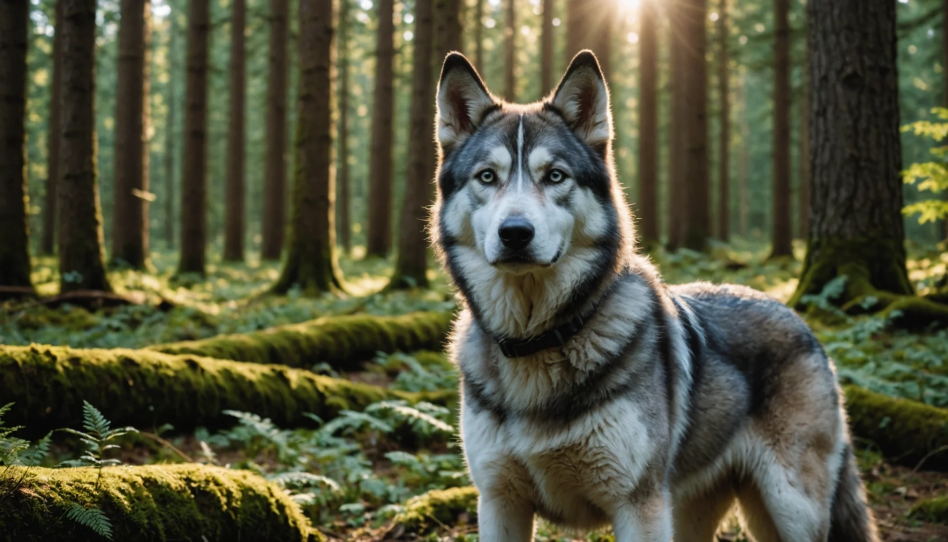 chien loup croisé husky